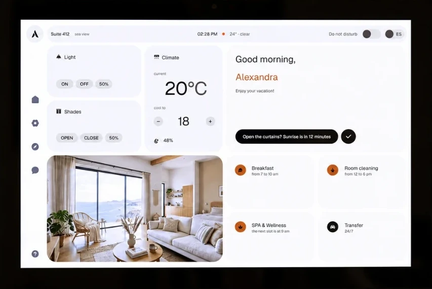 AVS-10 professional touch panel